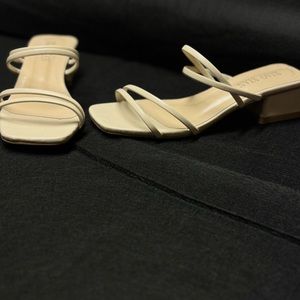 Cream Heels/Sandals